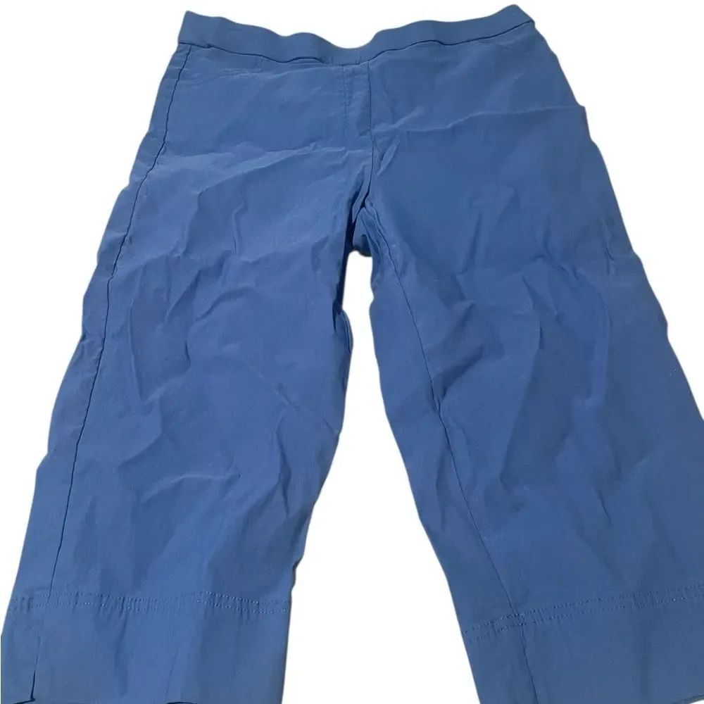 Alfred Dinner size 12 never worn Blue Stretch Capri Pants